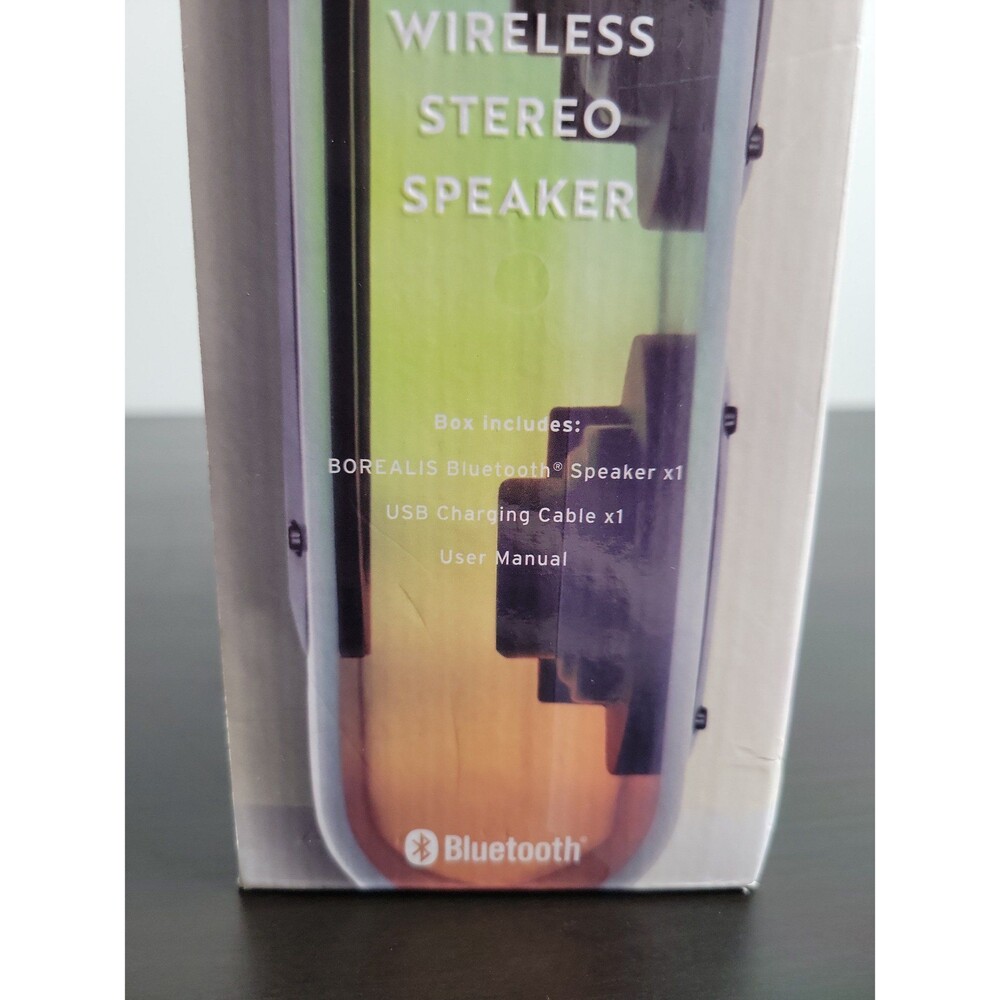 Borealis light up bluetooth wireless stereo speaker - Picture 4 of 7